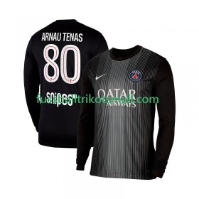 Fußballtrikots Paris Saint-Germain Arnau Tenas 80 Torwart 2025-2026 Langarm Heimtrikotsatz kaufen